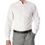 Thumbnail: Leo Mens Slim Fit Snow White Dress Shirt