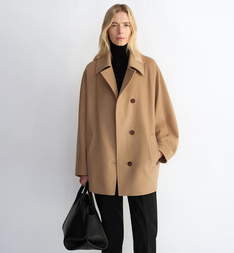 【todayful】wool short coat Woolen O-neck Short Coat – The Bae Club