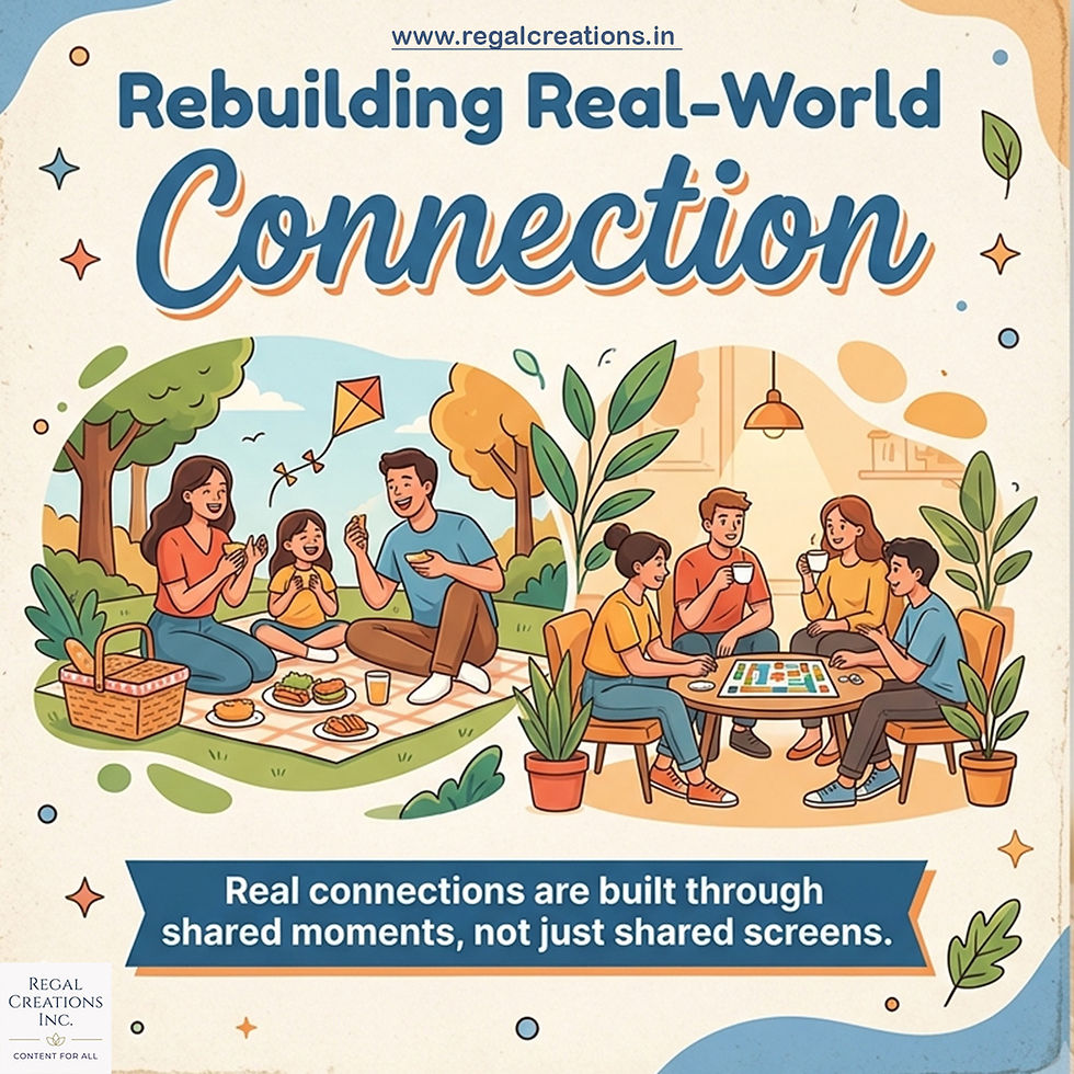 Rebuilding Real-World Connection