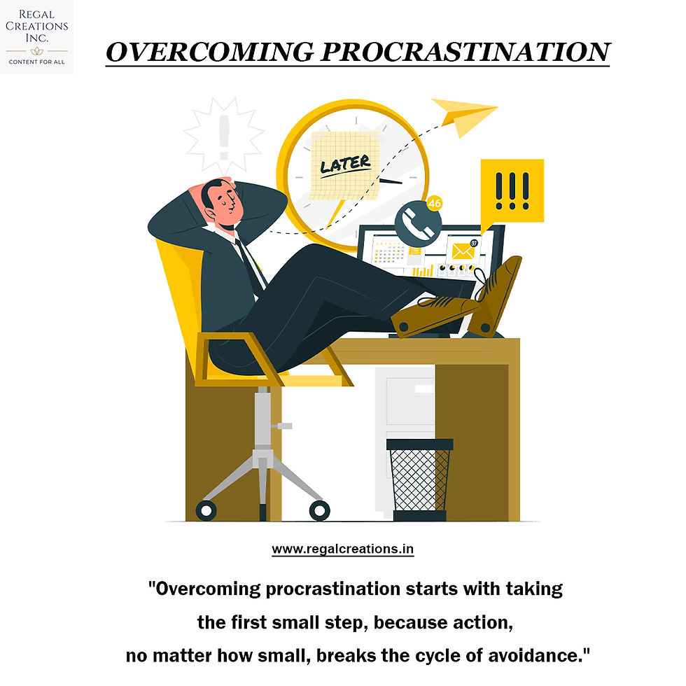 Overcoming Procrastination