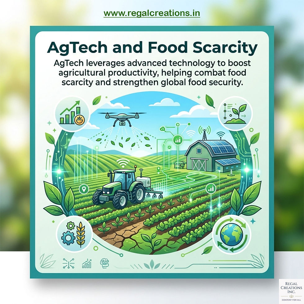 AgTech and Food Scarcity