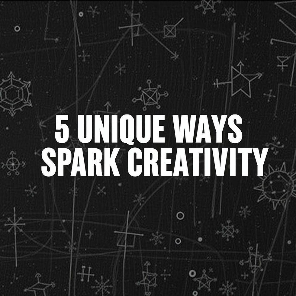 Five Unique Ways to Spark Creativity