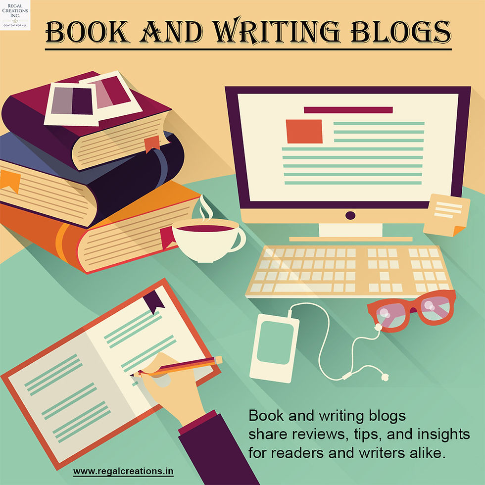 Book and writing blogs