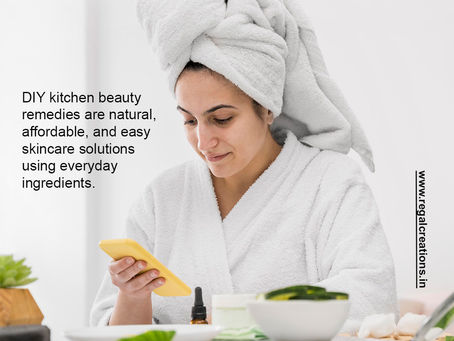 DIY Natural Beauty Remedies from Your Kitchen