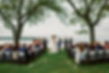 Outdoor wedding ceremony