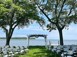 Outdoor, wedding, venue, Baltimore, waterfront, scenic, backyard, social