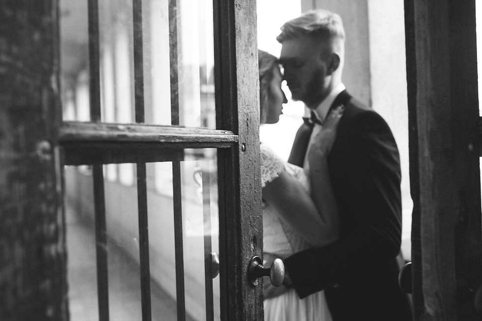 Romantic Wedding Scene