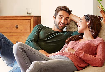 Couple seeking support to strengthen communication and relationship connection