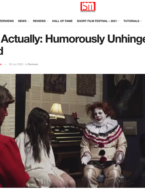 Fear Actually a short comedy film satire by director Sassy Mohen about Pennywise the Clown