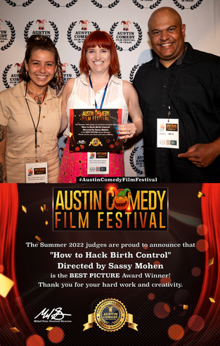 'How to Hack Birth Control' wins BEST TV PILOT at Austin Comedy Film Festival