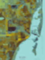 Miami Florida flood risk zone map population census tract