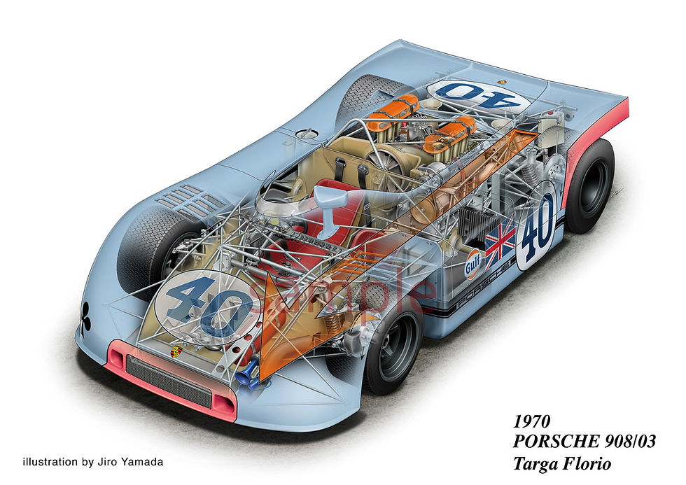 【PO04】PORSCHE 908/03 Targa Florio