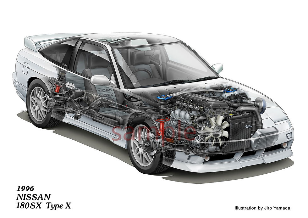 【NI07】NISSAN 180SXType X