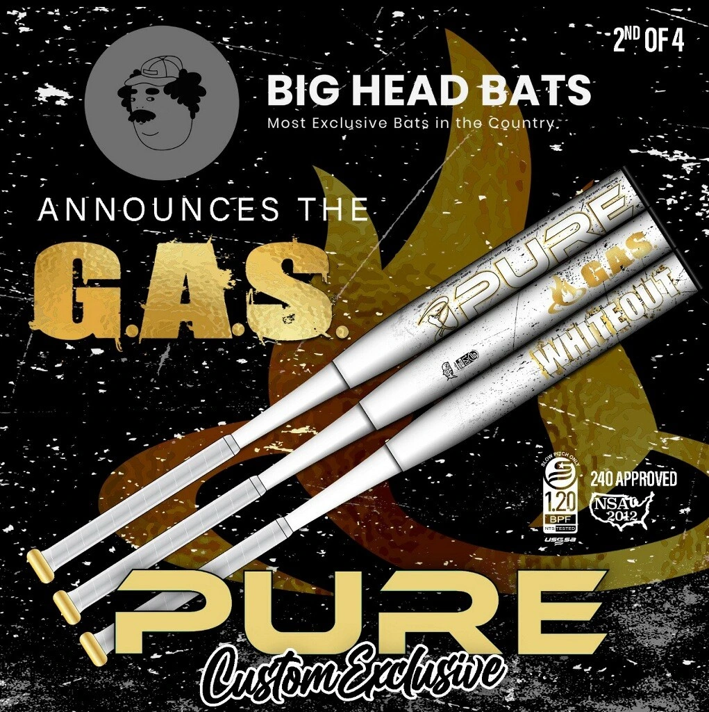 Pure GAS Hottest USSSA Approved Softball Bats in 2023 Big Head Bats