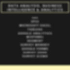 Data Analysis, Business Intelligence