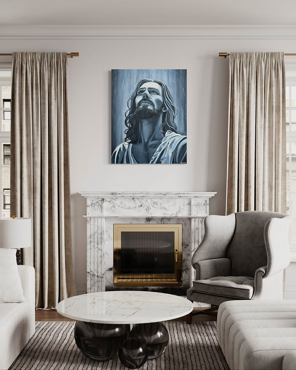 Thumbnail: Original Painting John 17:1 The Great Intercessor