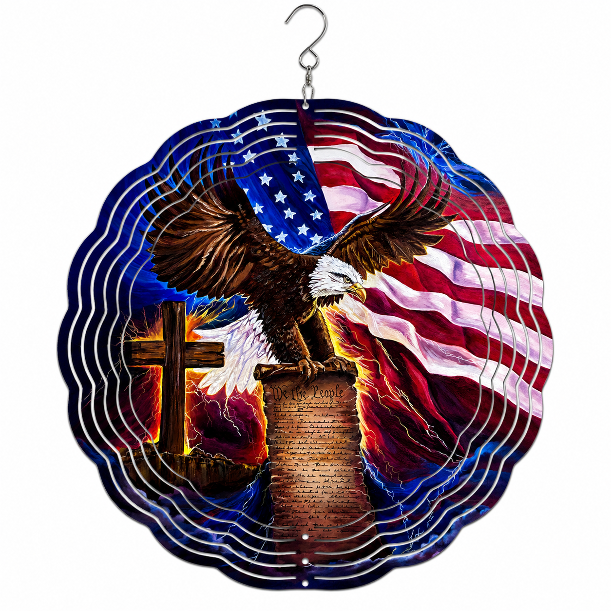 America 250- Art Wind Spinner