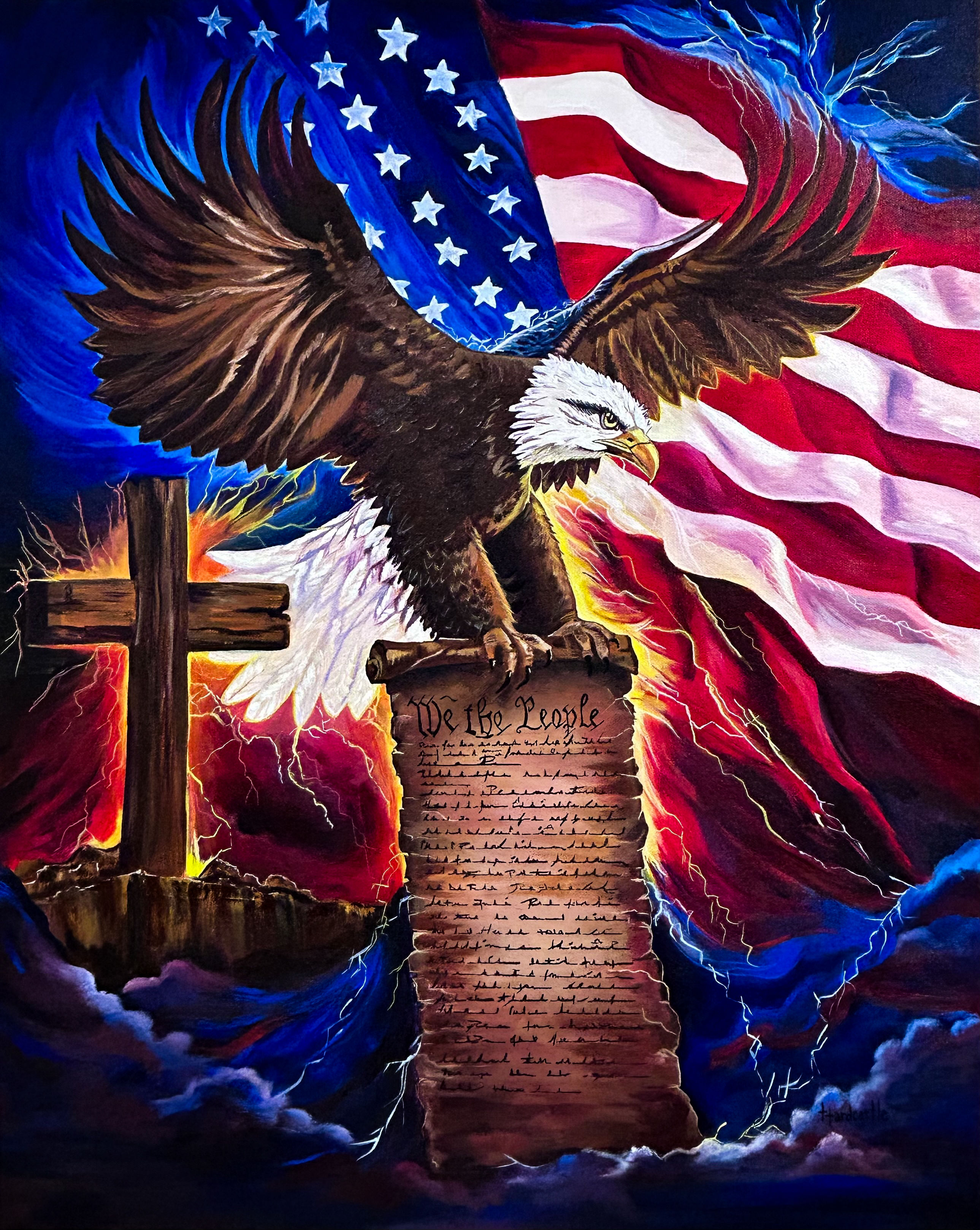 Original Painting -America 250