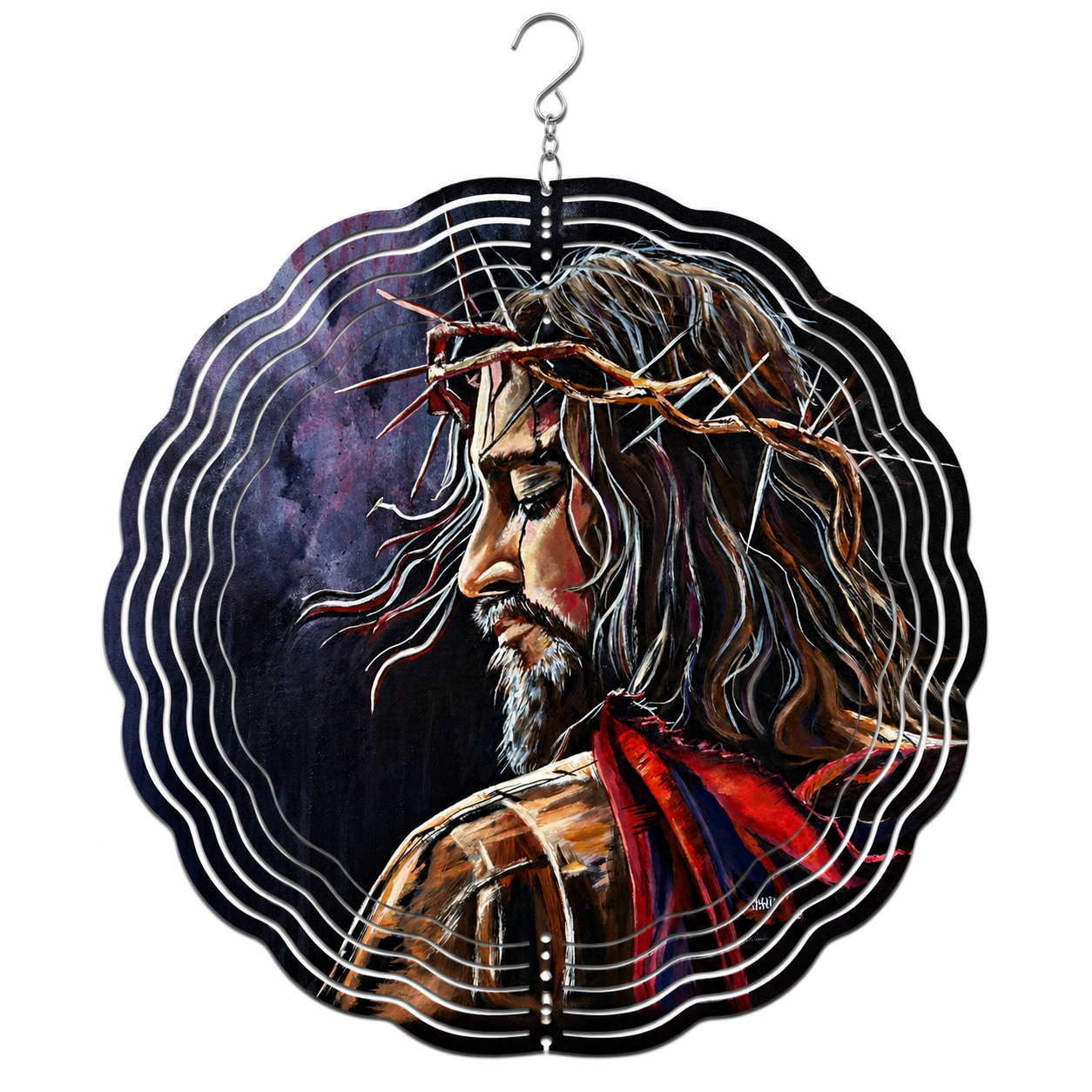 John 19:5- Art Wind Spinner