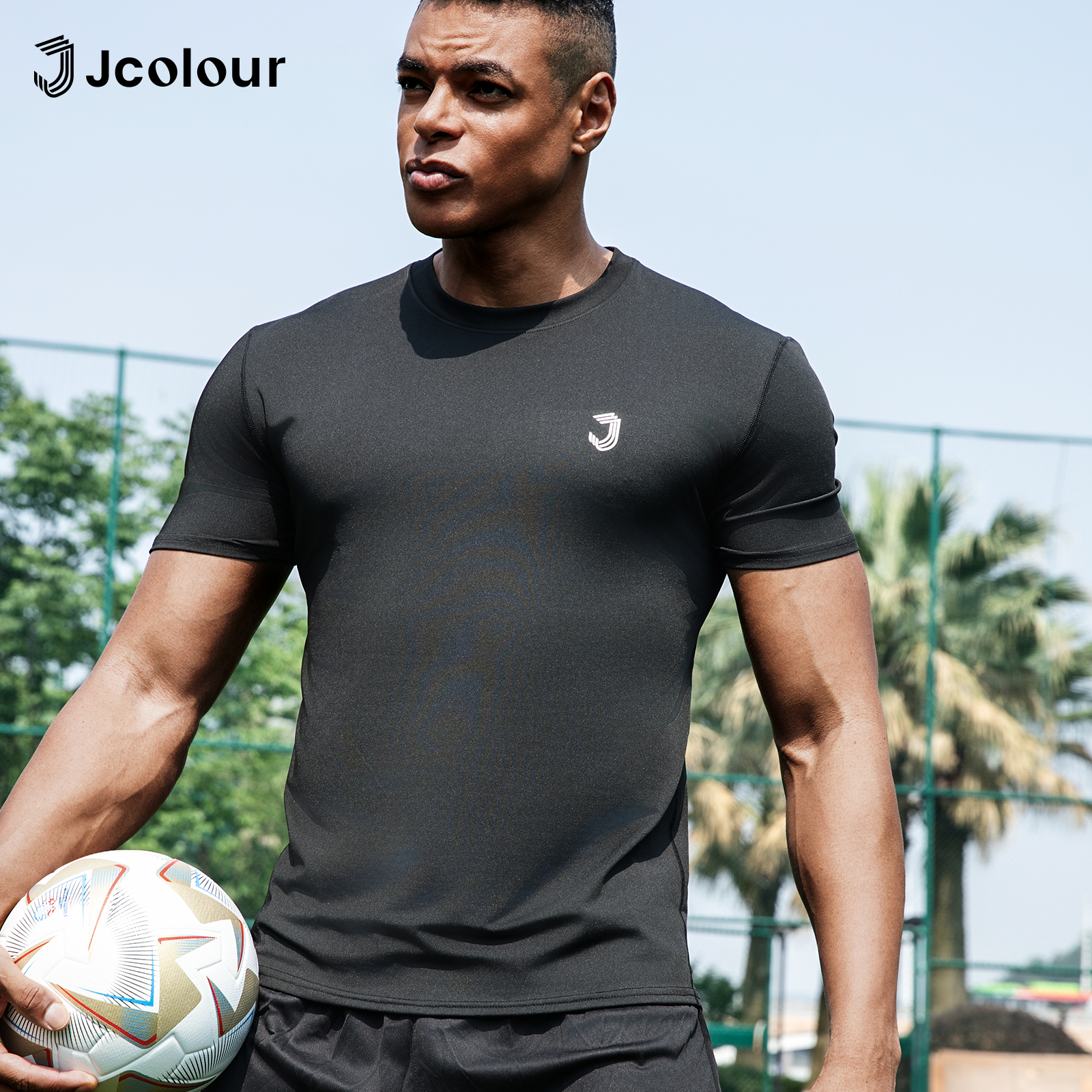 Men's Sport T-Shirt, Breathable and Elastic T-shirt, Quick Dry Sport T-Shirt, Un