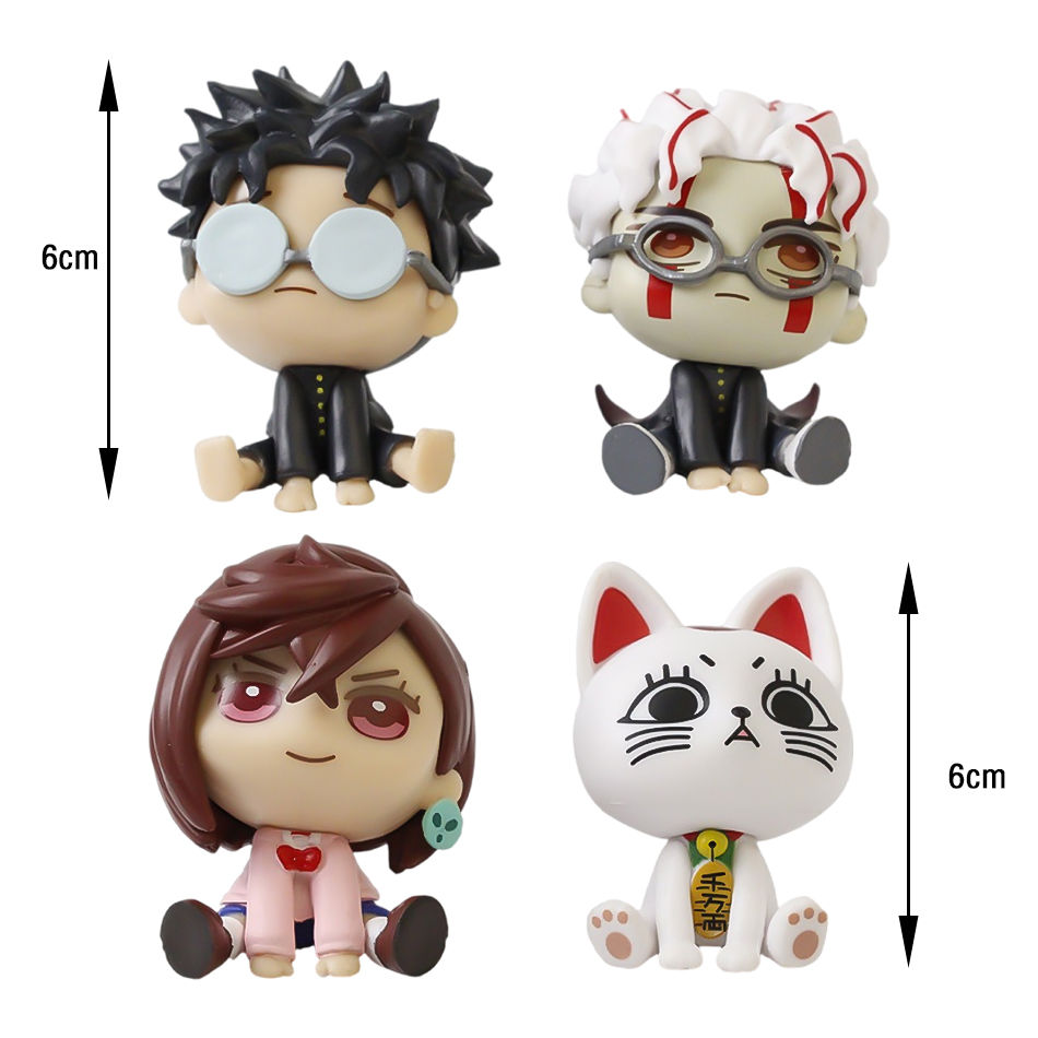 Miniatura: Kit com 4 Miniaturas Dandadan: Ayase Momo e Okarun (6 cm)