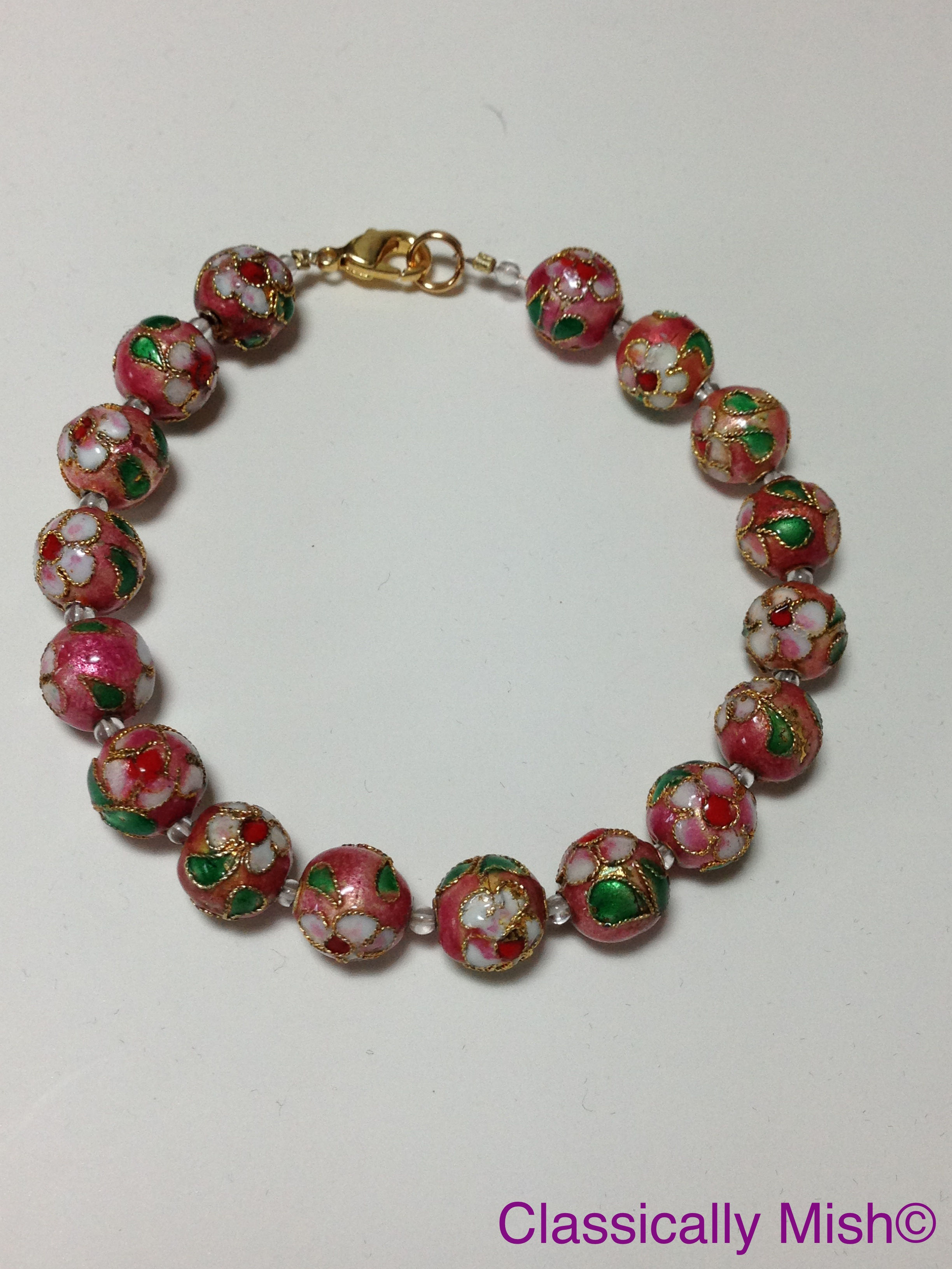 Pink Cloisonne
