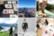 Kim Youdan. Nomadic lifestyle, remote work. Hand painted photography an alternative photography technique.