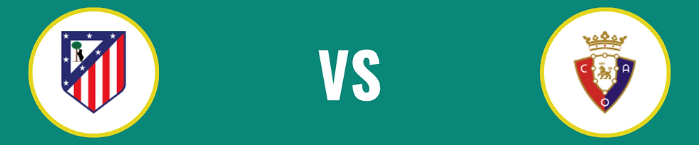 Atlético de Madrid x Osasuna