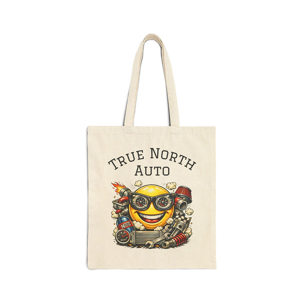 Thumbnail: Eyes on the prize- True North Auto Tote Bag