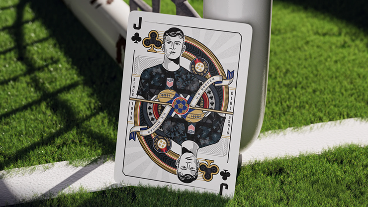 USA soccer playing cards