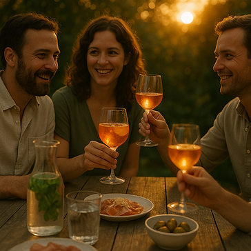 Proosten met de Orangecello Sunrise