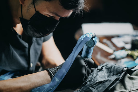 Best blackwork tattoo artist in Chiang Mai, Thailand
