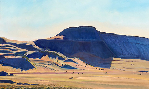 Michael Drury 836. Fourty Nine, Mountain Morning 49 24x40 oil on canvas