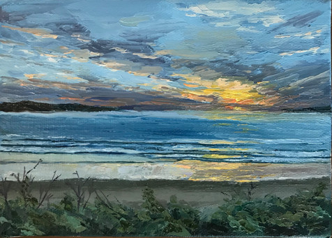 Dance of the Sirens 5 x 7 oil on canvas, palette knife painting $500.jpeg