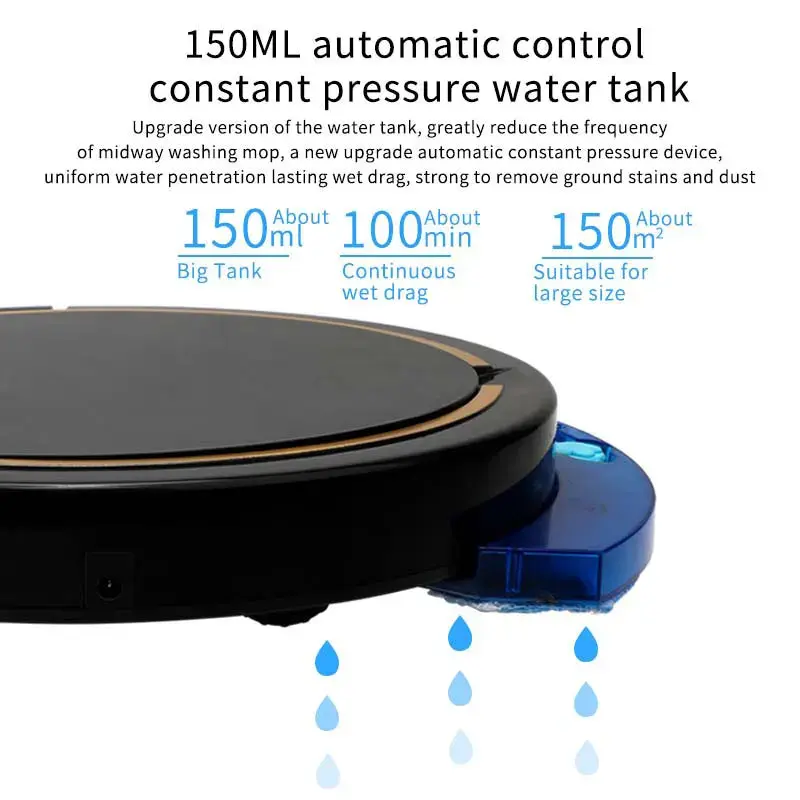 Thumbnail: Smart Robot Vacuum Cleaner APP Remote Control Wireless Sweeping Robot Floor