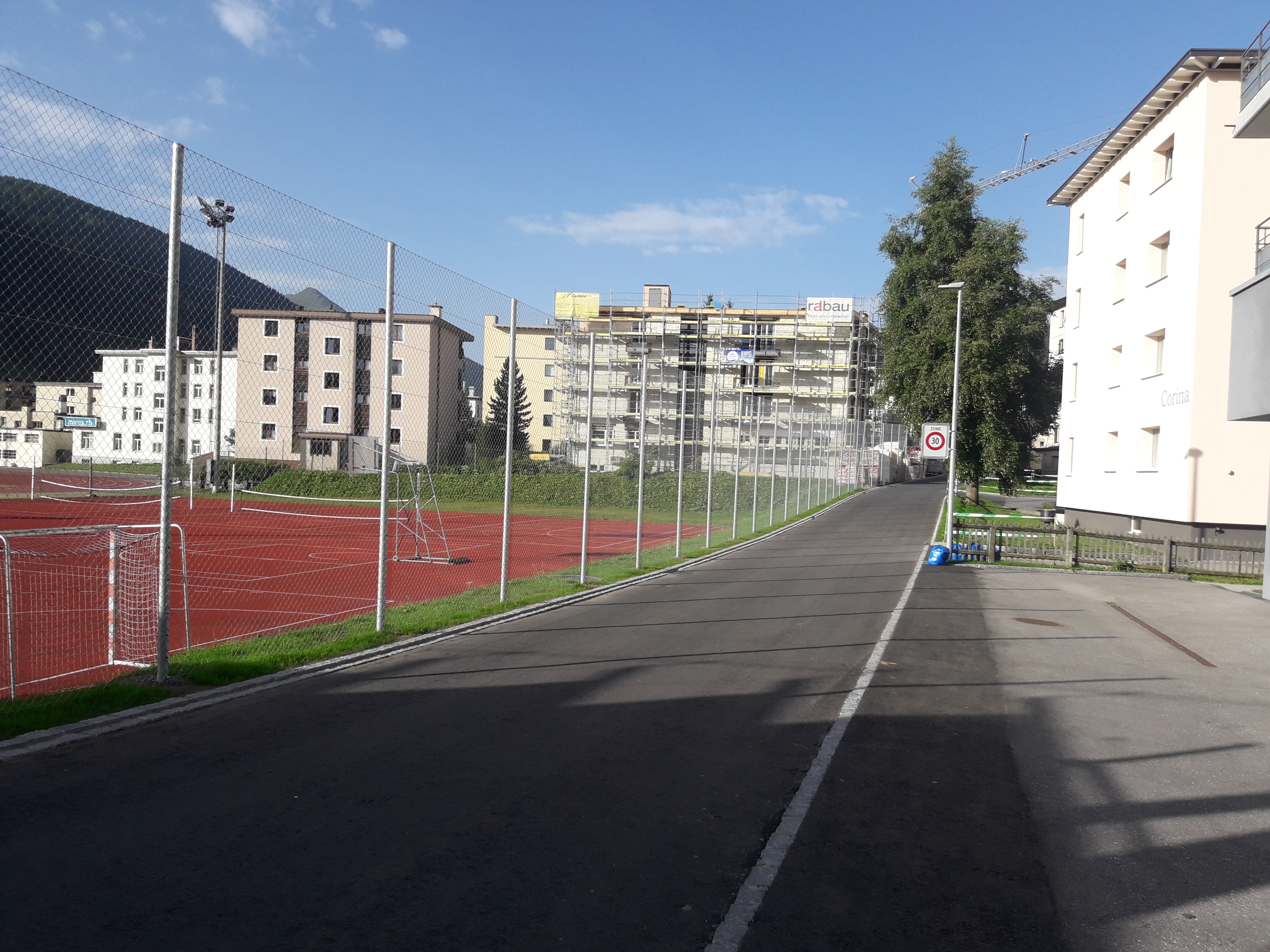 Ballfang an der Vaillant Arena