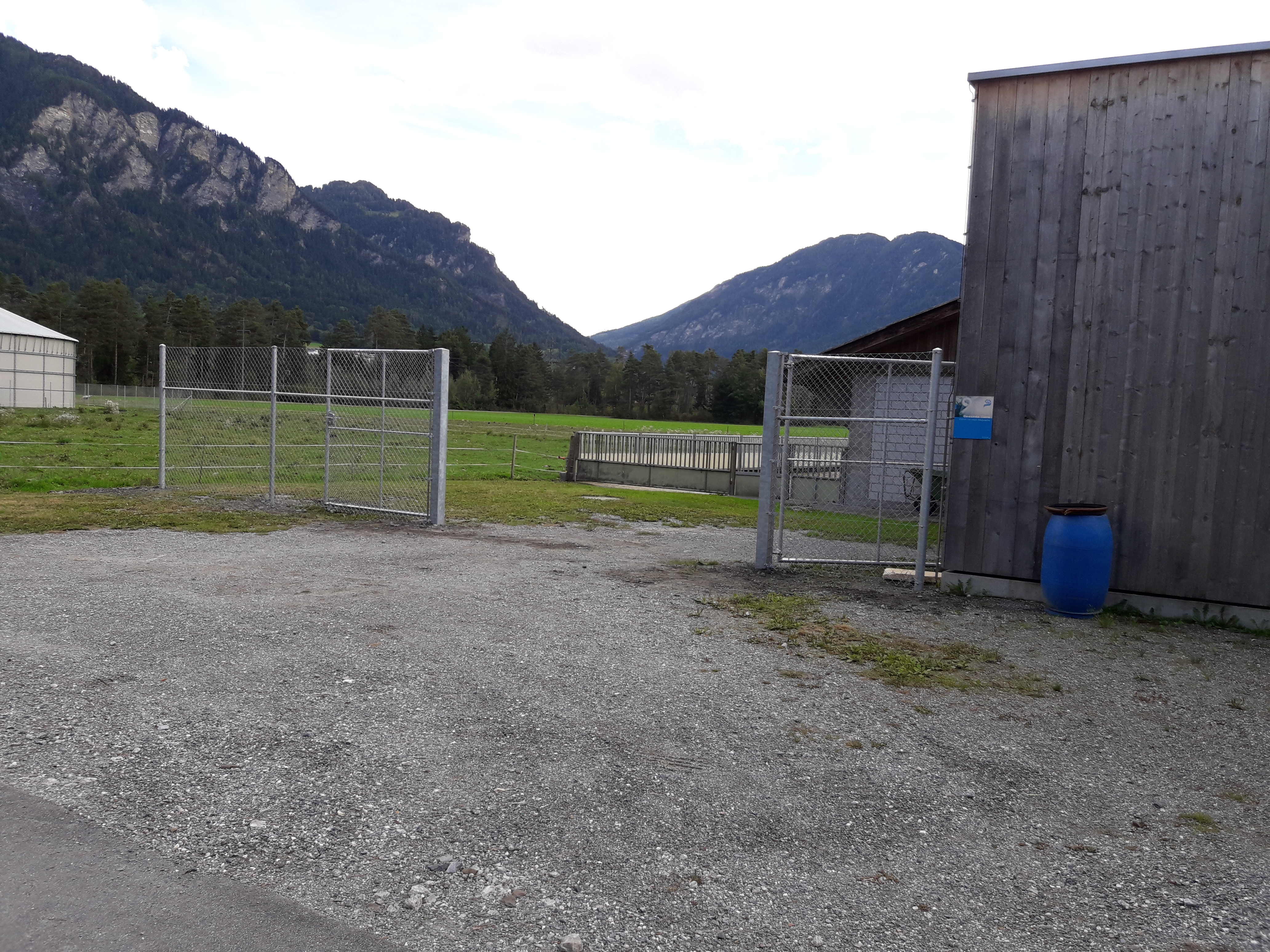 Diagonalgeflechtzaun 200cm hoch mit