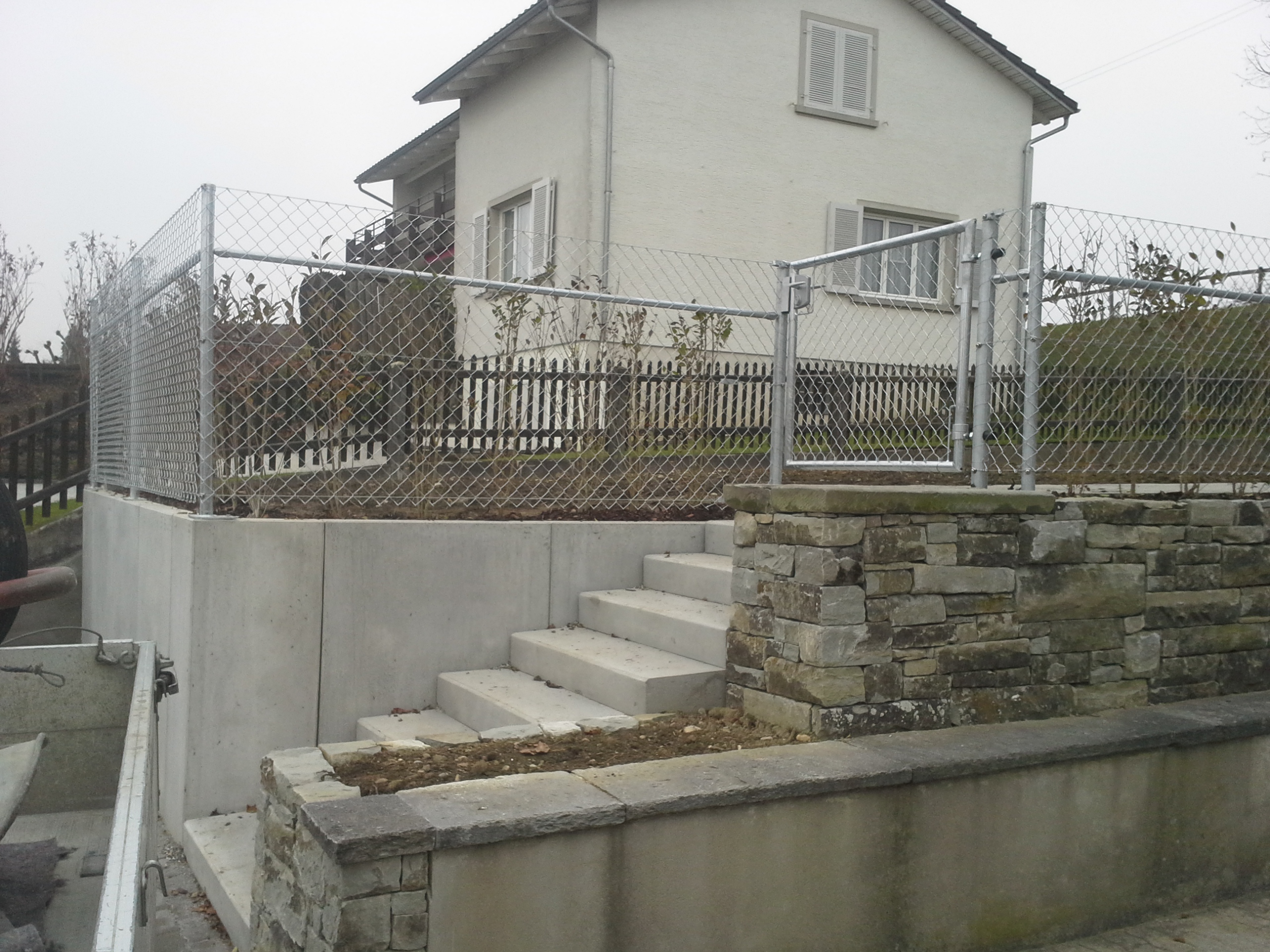 Diagonalgeflechtzaun in Sulgen(TG)