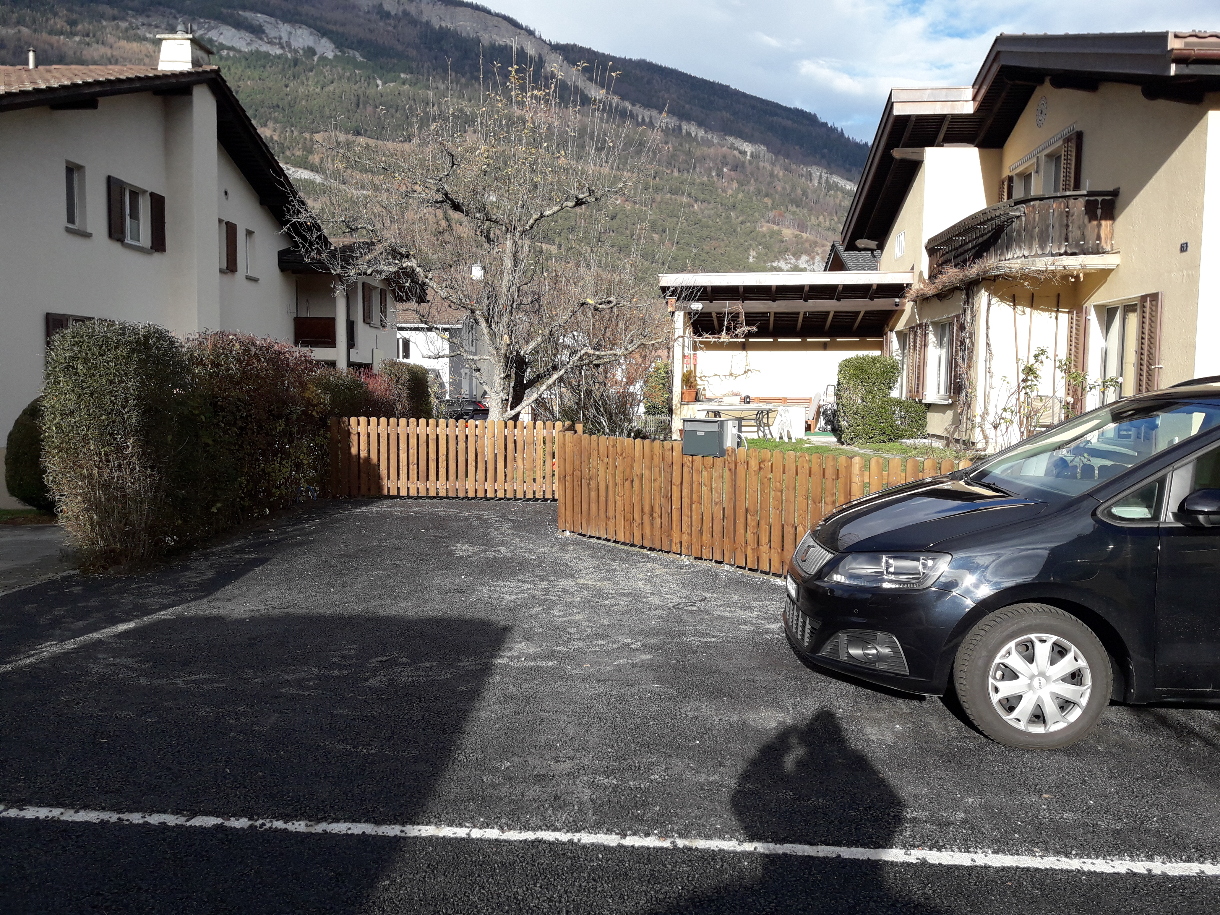 Staketenzaun in Chur (GR) Dezember20