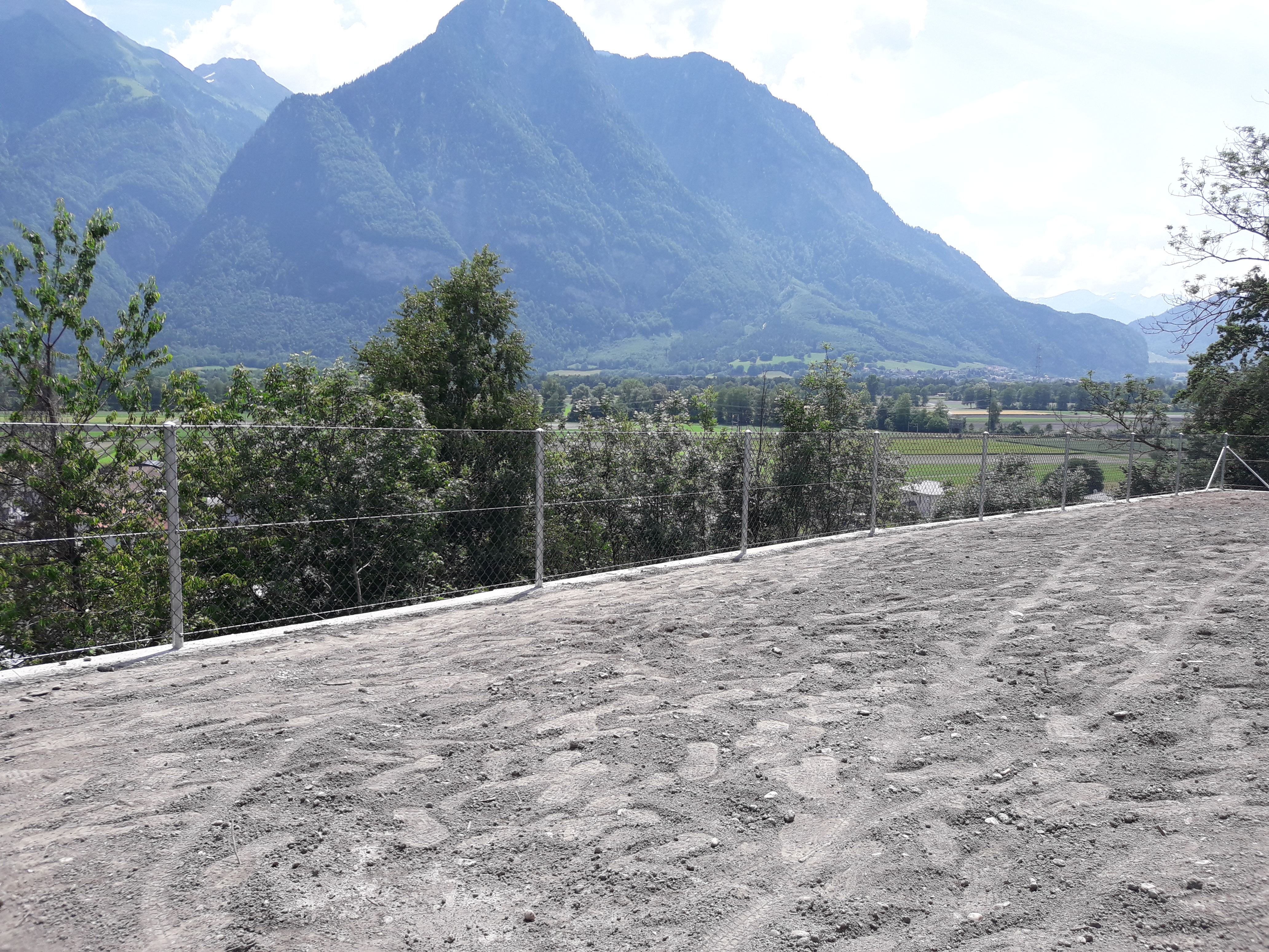 Diagonalgeflechtzaun in Weite (SG) J