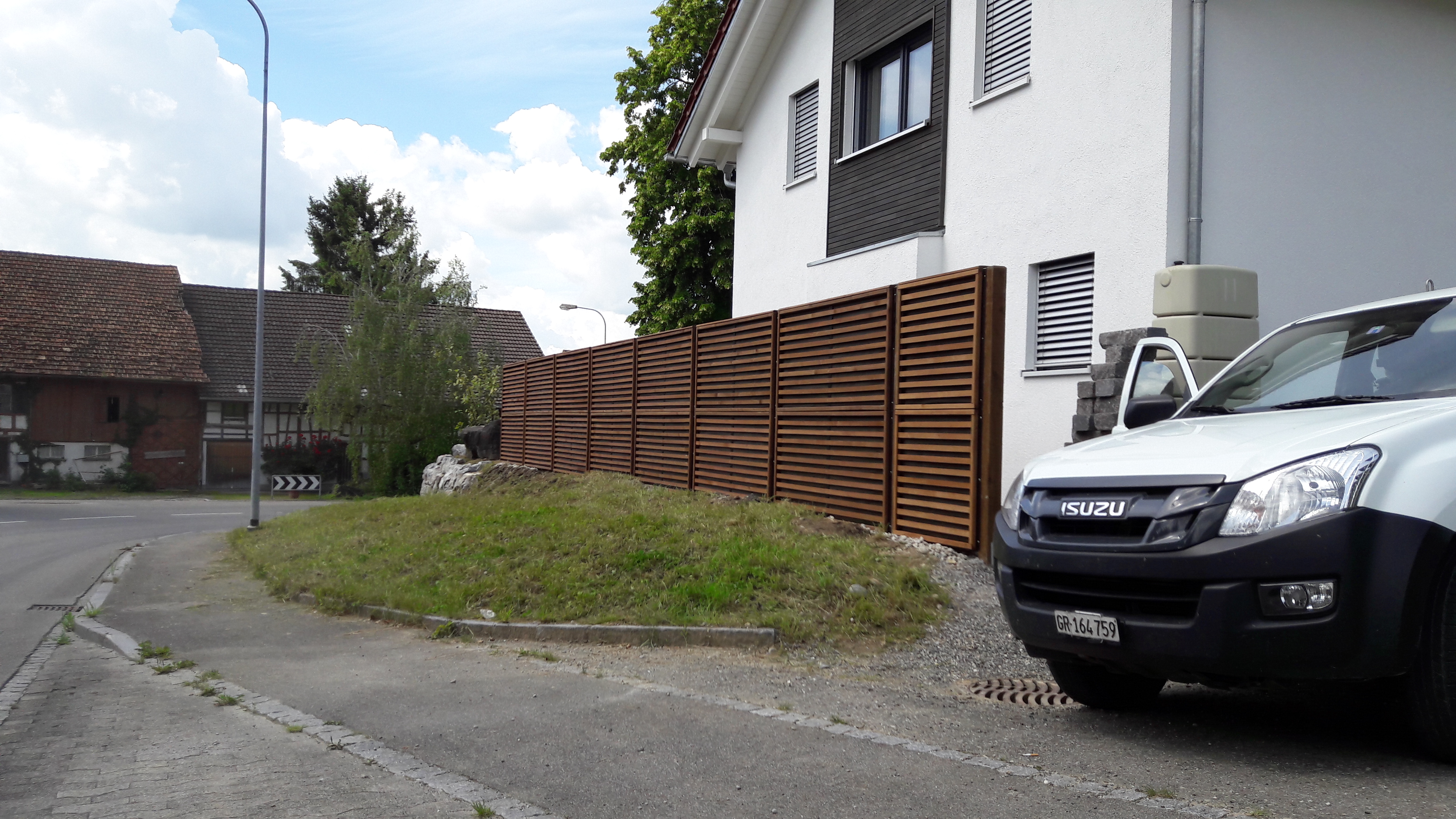 Lärmschutzzaun in Hefenhausen(TG) Ju