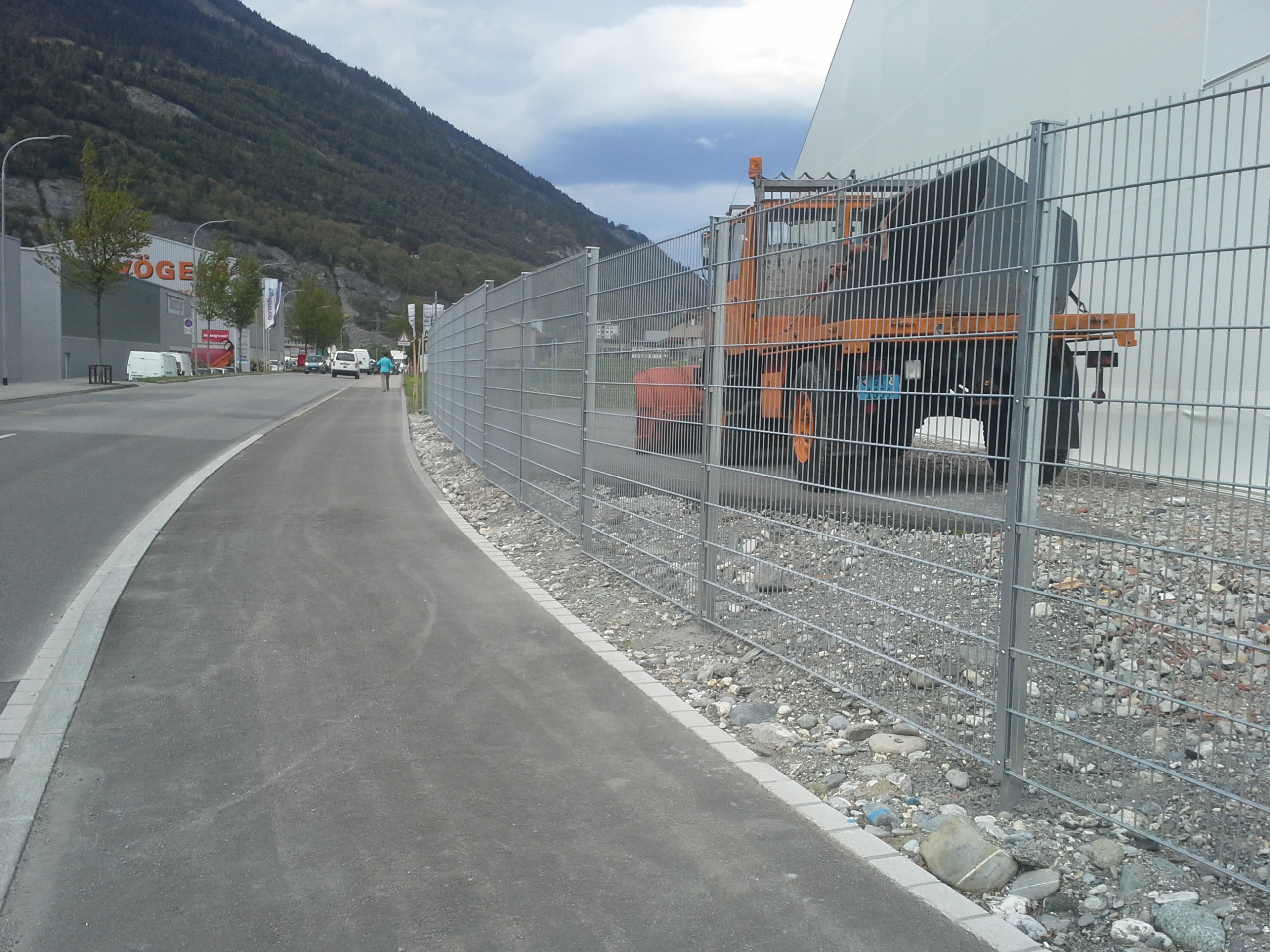 Doppelstabmattenzaun in Chur für die
