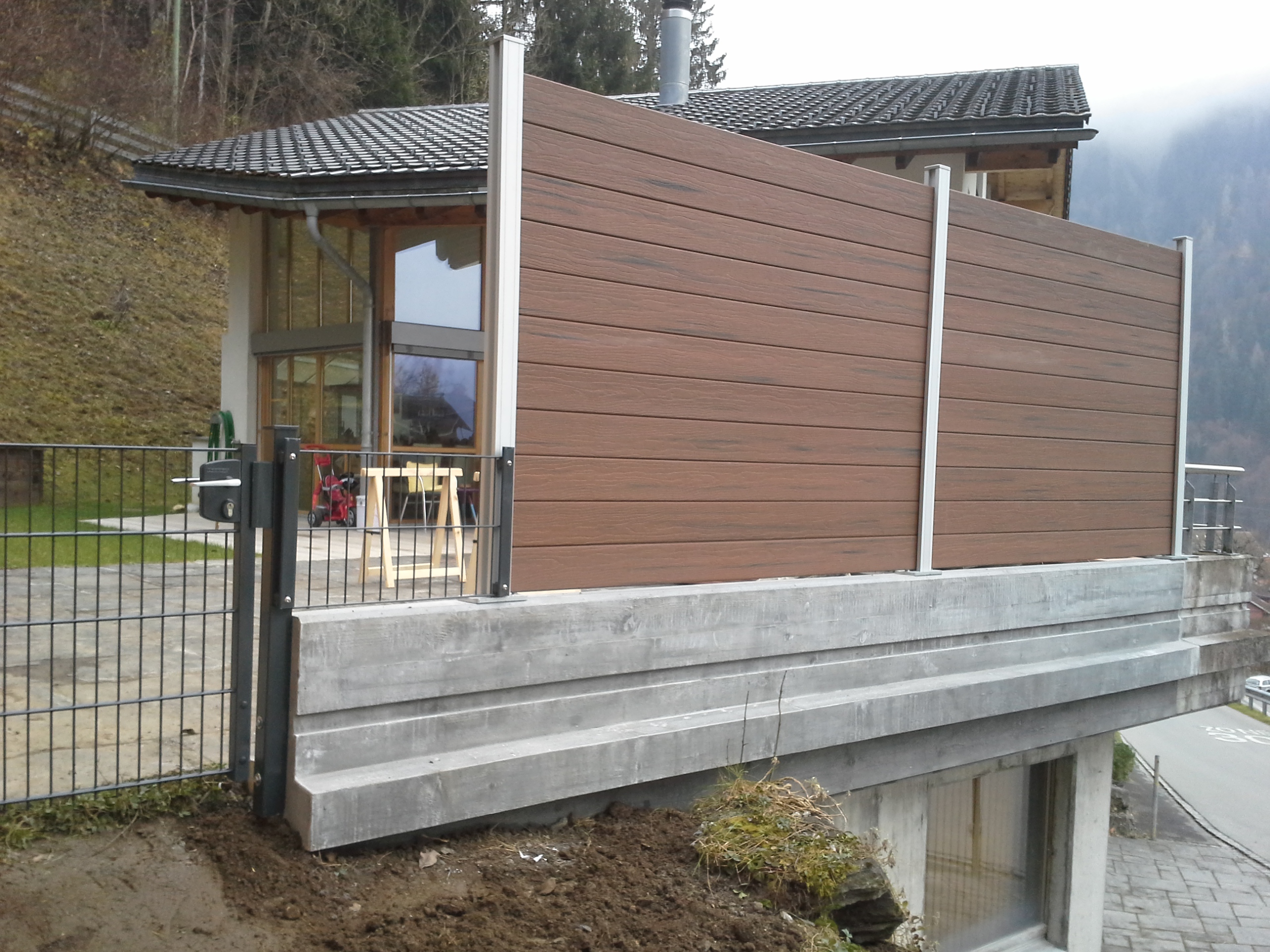 WPC Sichtschutz