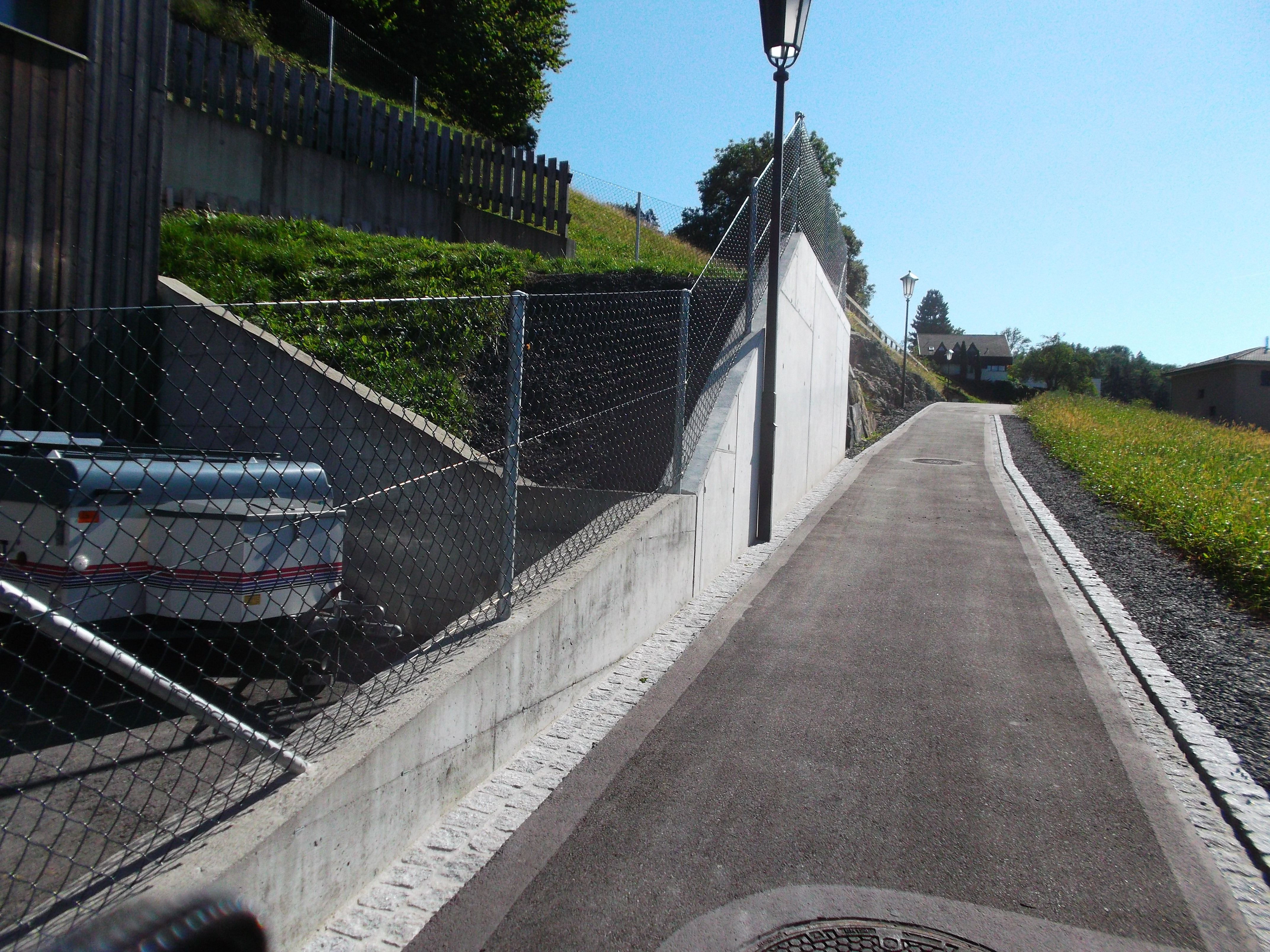 Diagonalgeflechtzaun in Vaduz(LI) J