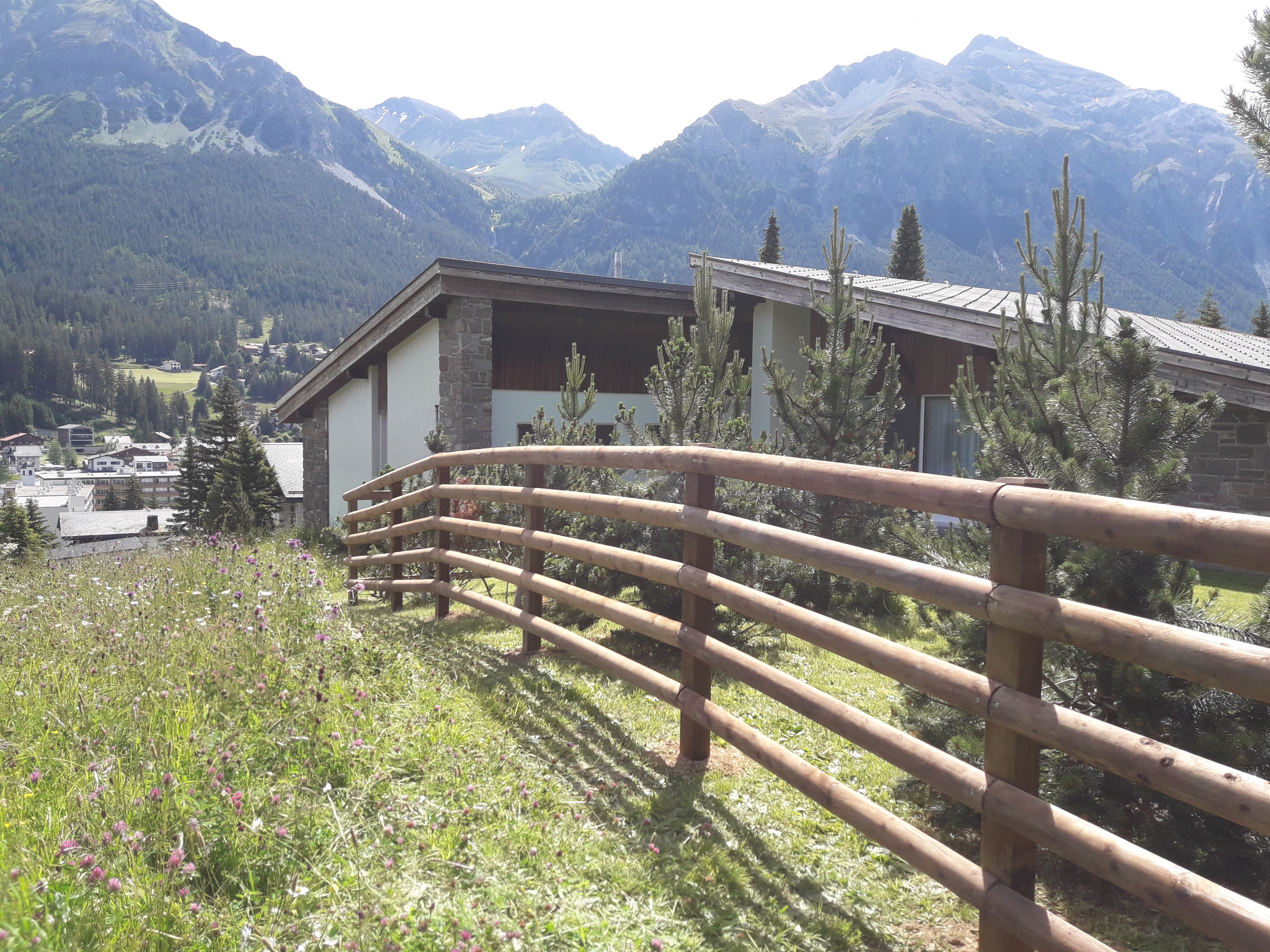 Weidezaun auf der Lenzerheide(GR) Ju