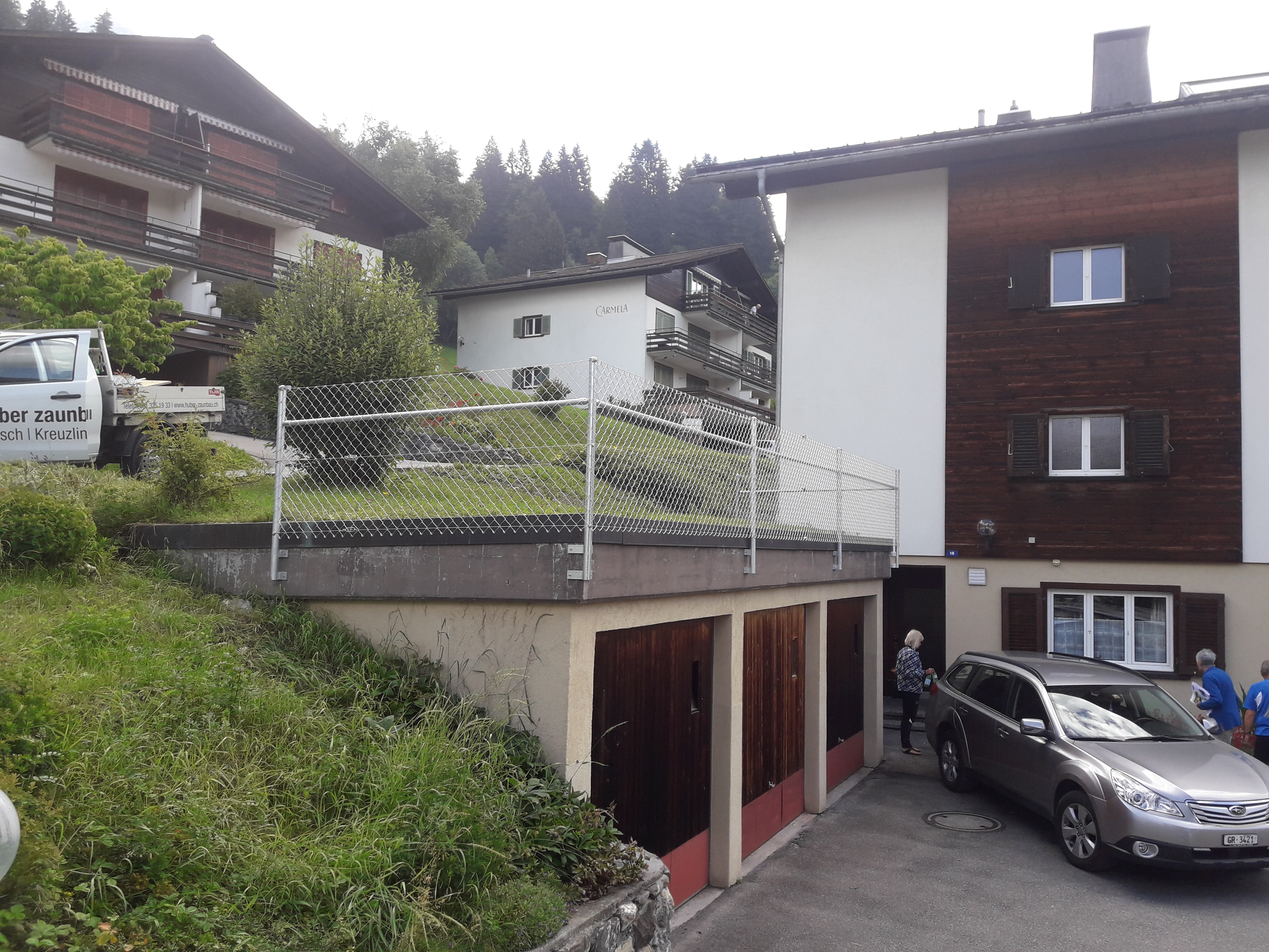 Absturzsicherung in Saas(GR) Oktobe