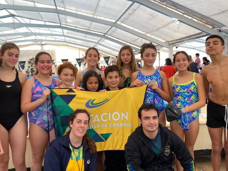Nadadores del Club Ciudad de Campana participaron de un Encuentro en San Pedro