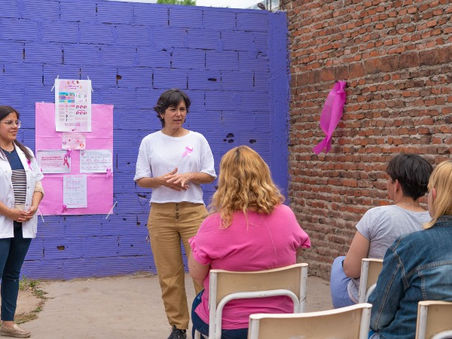 Se realizó una jornada de concientización en el Día de la lucha contra el Cáncer de Mama