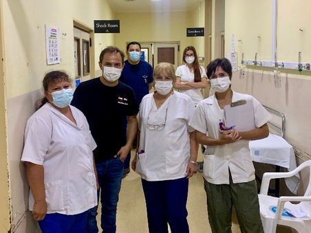 El Intendente destacó el trabajo del personal de la guardia médica del Hospital San José