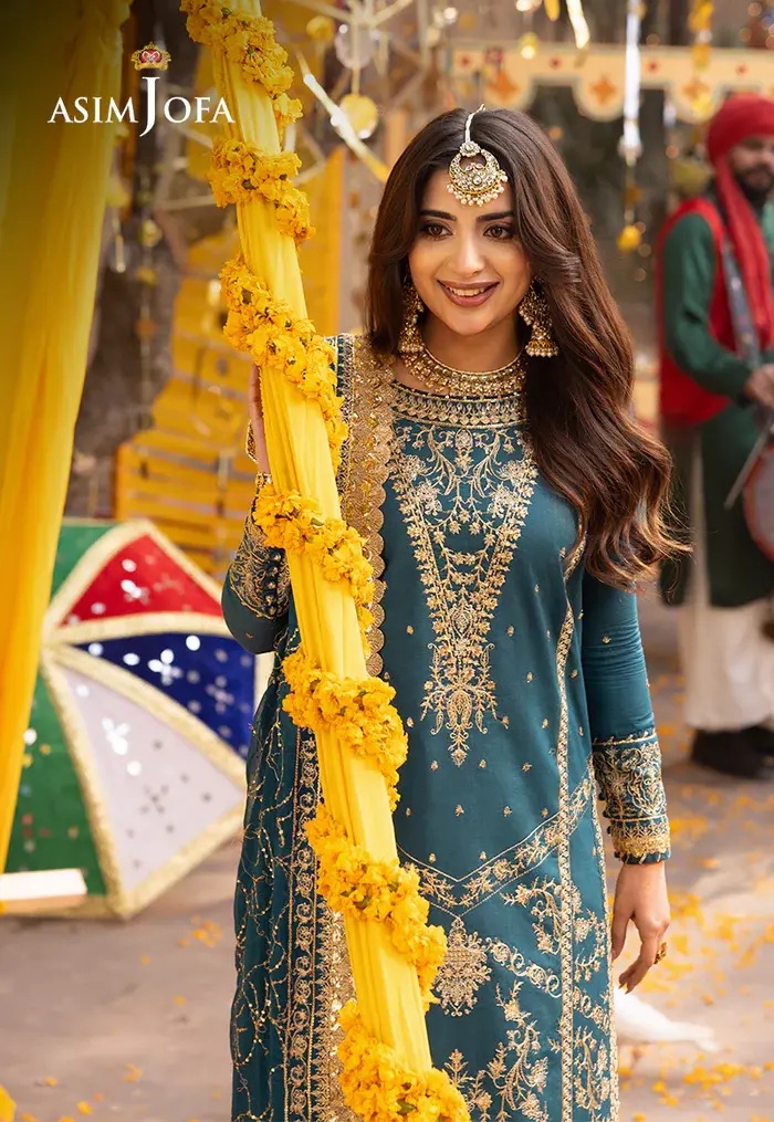 Thumbnail: Asim Jofa Blue Dress